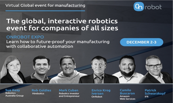 OnRobot invites you to a Virtual Global Event on Collaborative Automation