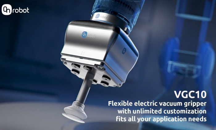 OnRobot Launches a New, Highly Customizable Electric Vacuum Gripper - VGC10